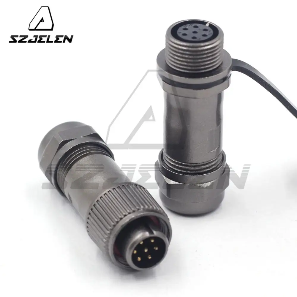 WEIPU ST12 series 7pin Waterproof Connector Plug and Socket IP67 LED Power Industrial Automotive | Обустройство дома