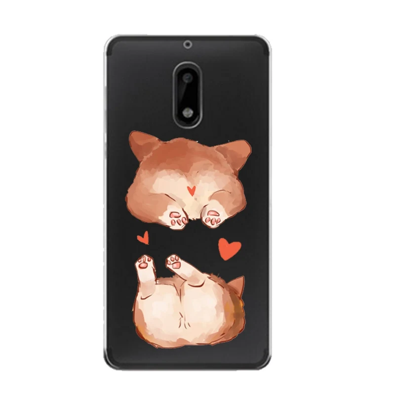 Horse Soft Clear TPU Phone Case For Nokia3 5 6 8 N540 N640 N535 N830 Coque Leaf Flora Fundas Printed Protect Cover Free Shipping | Мобильные