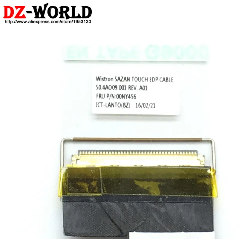 Новый оригинальный ЖК EDP кабель для ThinkPad T550 W550S T560 P50S T570 P51S Touch 00NY456 00UR856 FHD 00NY455 00UR854