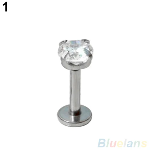 2 шт. циркониевые серьги кольца для губ Монро Надеваемые На ушной хрящ шпильки