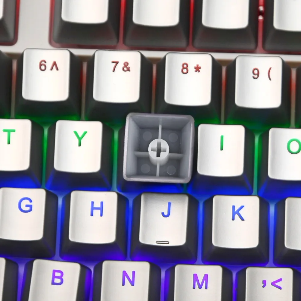 Посеребренные колпачки для клавиш Cherry MX Outemu механическая клавиатура с