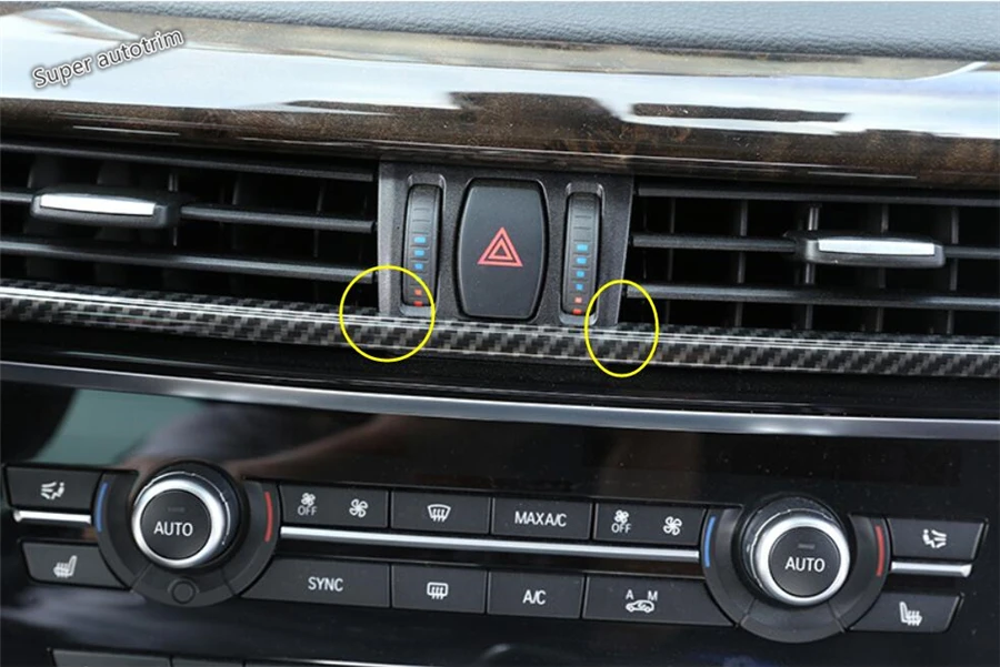 Lapetus для BMW X5 F15 2014 2017 / X6 F16 2015 2018 ABS внутренний передний средний Кондиционер AC выход