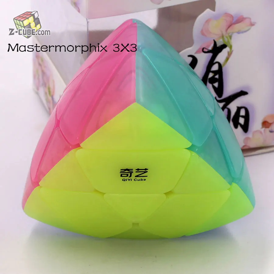 Magic cube Puzzle QiYi 2x2 3x3 4x4 5x5 странной формы Пирамида перекос Marstermorphix SQ1 квадратный-1 брелок прозрачные cube