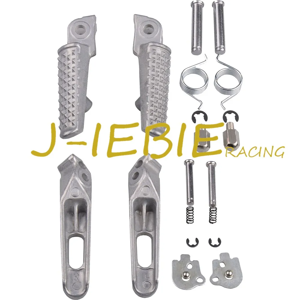 Серебристые Задние подножки для Honda CBR1000RR 2004 2014 CBR600RR 2003 2014|foot pegs footrest|pegs hondafoot honda |