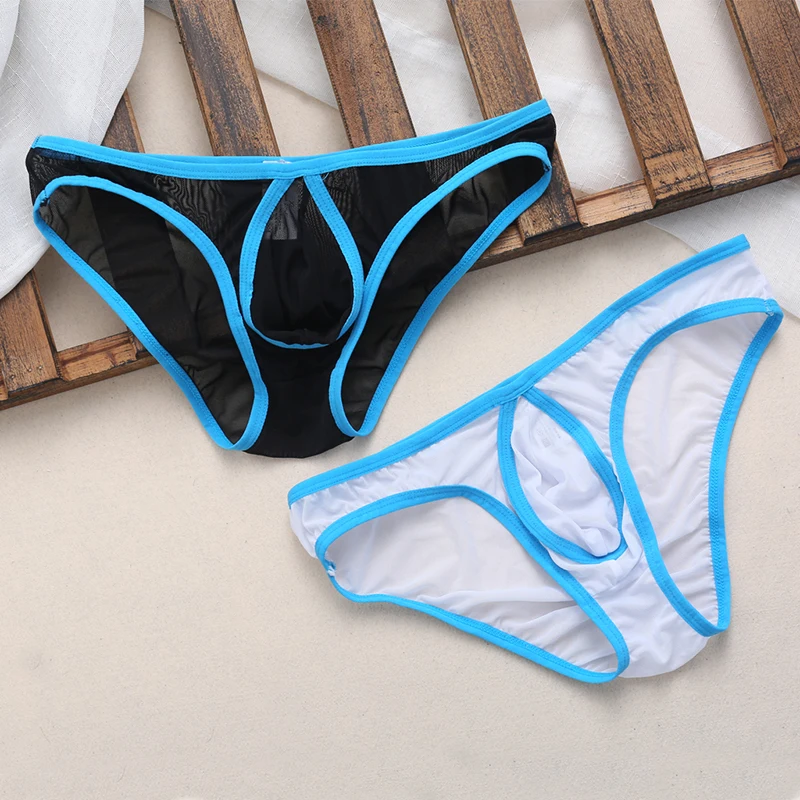 

Men's Mesh Jockstrap Hot Underwear Briefs Thongs Mens Bulge Underpants Men Thong