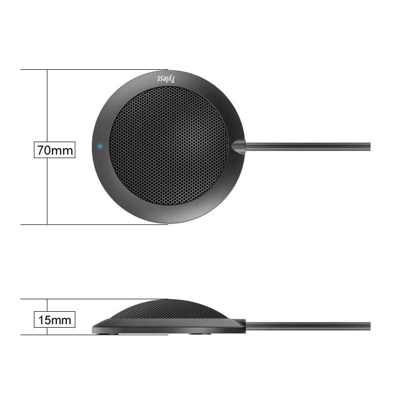 USB проводной настольный компьютер конференц круглый конденсаторный микрофон