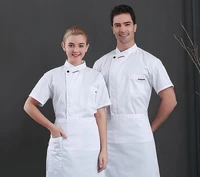 2019 new arrival men kitchen restaurant cook workwear chef uniform multiple colour shirt double breasted chef jacket