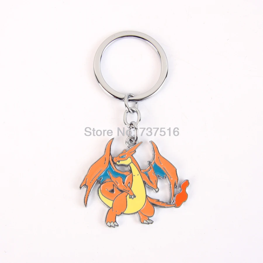 Новые летающие Монстры Огненный Дракон Charizard металлическая анимационная