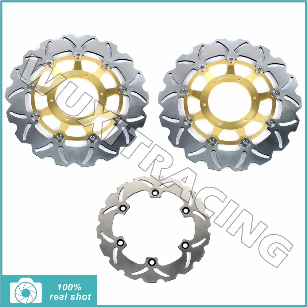 Full Set Front Rear Brake Discs Rotors for Honda CB 1300 F SF S Super Bol-Dor 2003-2014 1284 2003 2004 2005 2006 2007 2008 | Автомобили и
