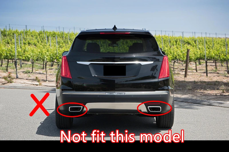 Для Cadillac XT5 2016 2017 2018 автомобильный хвостовый конец трубы выхлопной глушитель