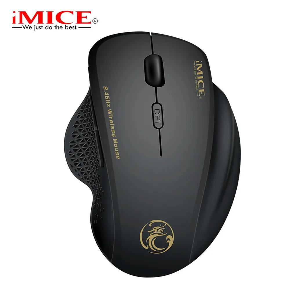 IMICE G6 6 клавиш 2,4 ГГц 800-1200-1600 dpi Третий механизм беспроводная мышь Мыши и usb-приемник для ПК ноутбука регулируемые Игровые мыши