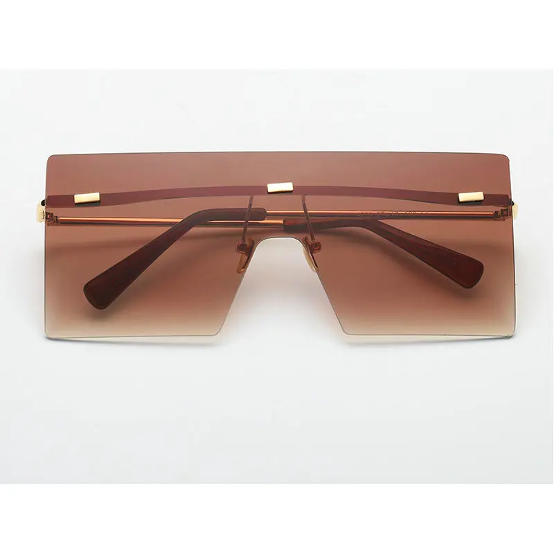 Мужские и женские солнцезащитные очки MINCL черная оправа цельные оттенки плоский