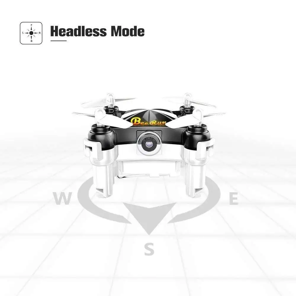 Мини WiFi FPV Радиоуправляемый квадрокоптер Дрон с камерой оптический режим без