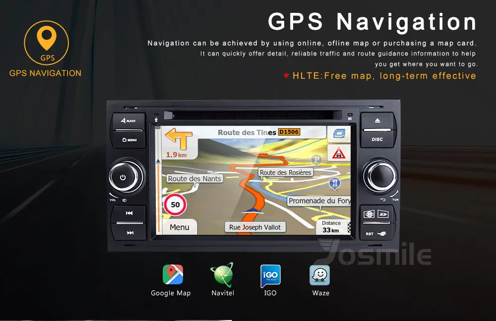 2 din Android 8,1 автомобильный dvd-плеер для Ford Fiesta Ford Focus 2 Mondeo 4 C-Max S-Max FusionTransit Мультимедиа Радио gps навигация