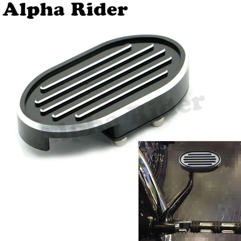 Гриль с ЧПУ заготовка педаль тормоза Накладка для ног Peg Для Harley Sportster XL883 XL1200 Dyna Fat
