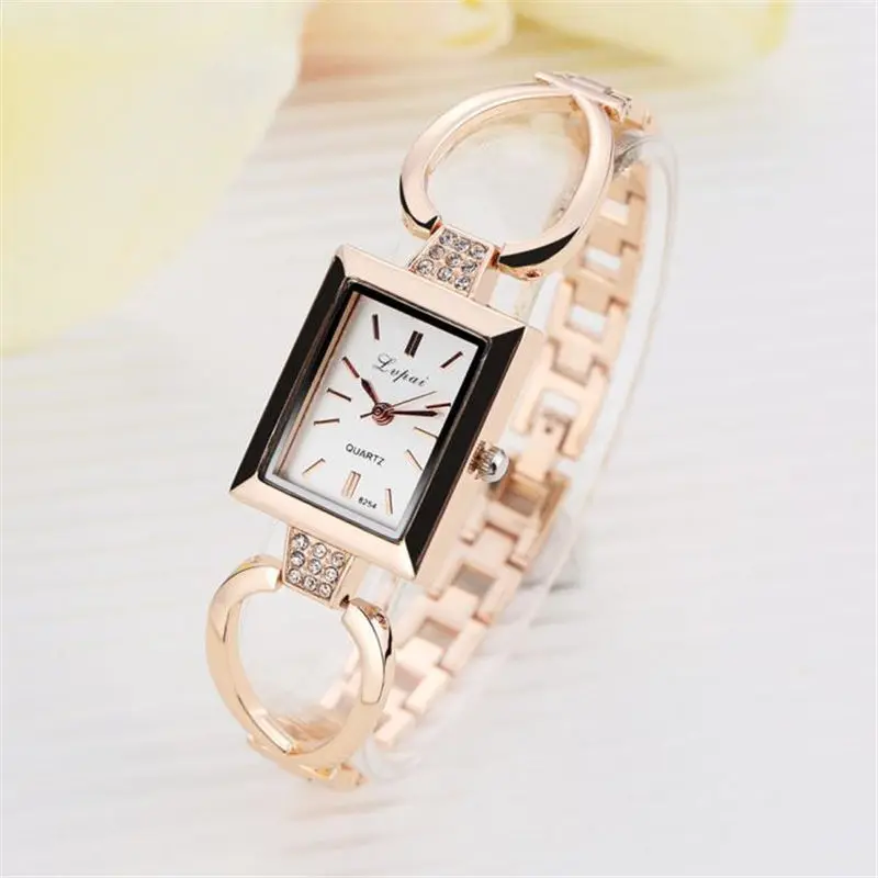 LVPAI Brand Watches Women Gold Strap Stainless Steel Back Shinning Women Watches Fashion Clock Ladies Dress Wrist Watch #D kademan 2020 dress gold watch women crystal diamond watches adies wrist watches stainless steel silver clock women montre femme