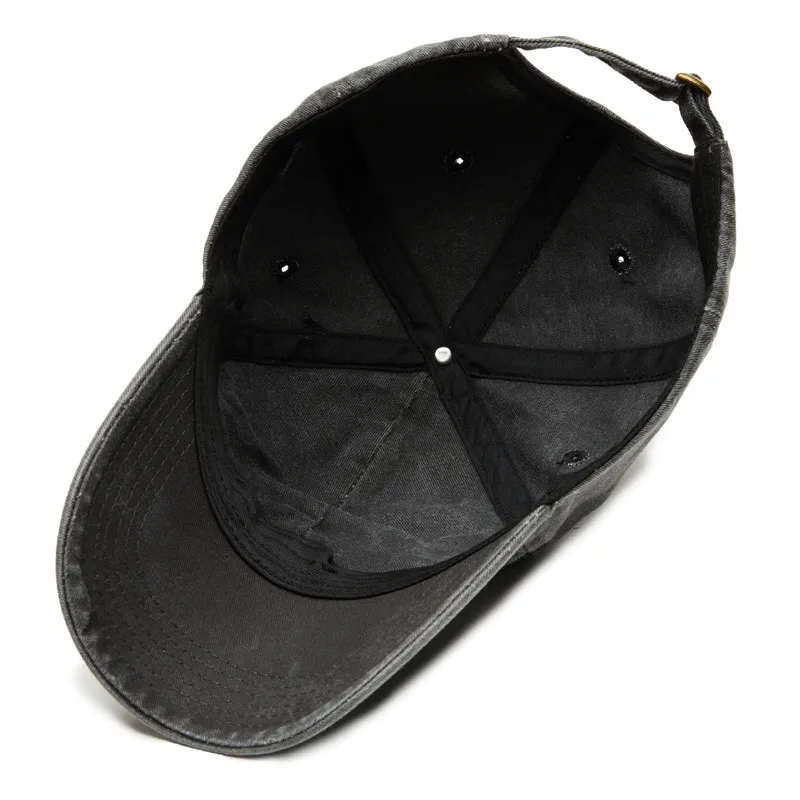 2019 мужская бейсбольная Кепка snapback кепка для мытья воды Хлопковая с вышитыми