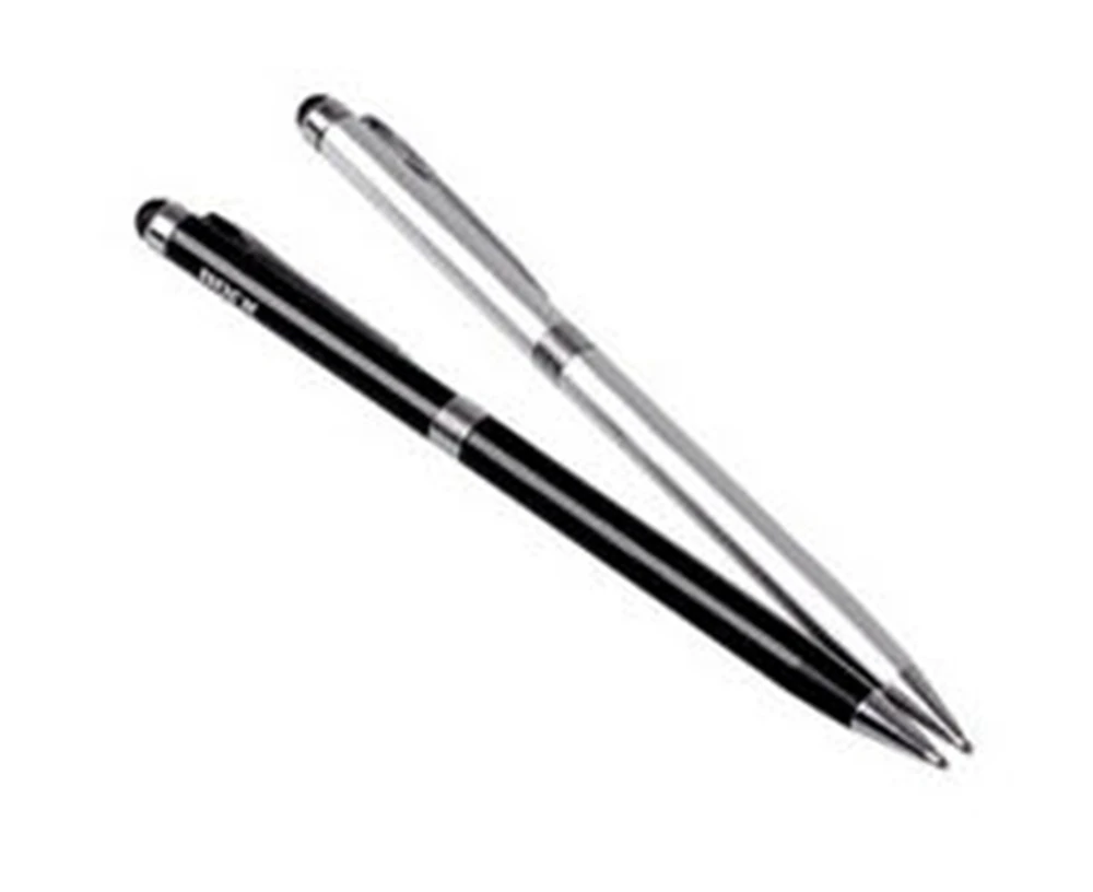 500pcs High Sensitive 2 in 1 Capacitive Touch Stylus Pen with Gel ink Ballpoint Pen for Smart Android Phone Tablet PC Wholesale