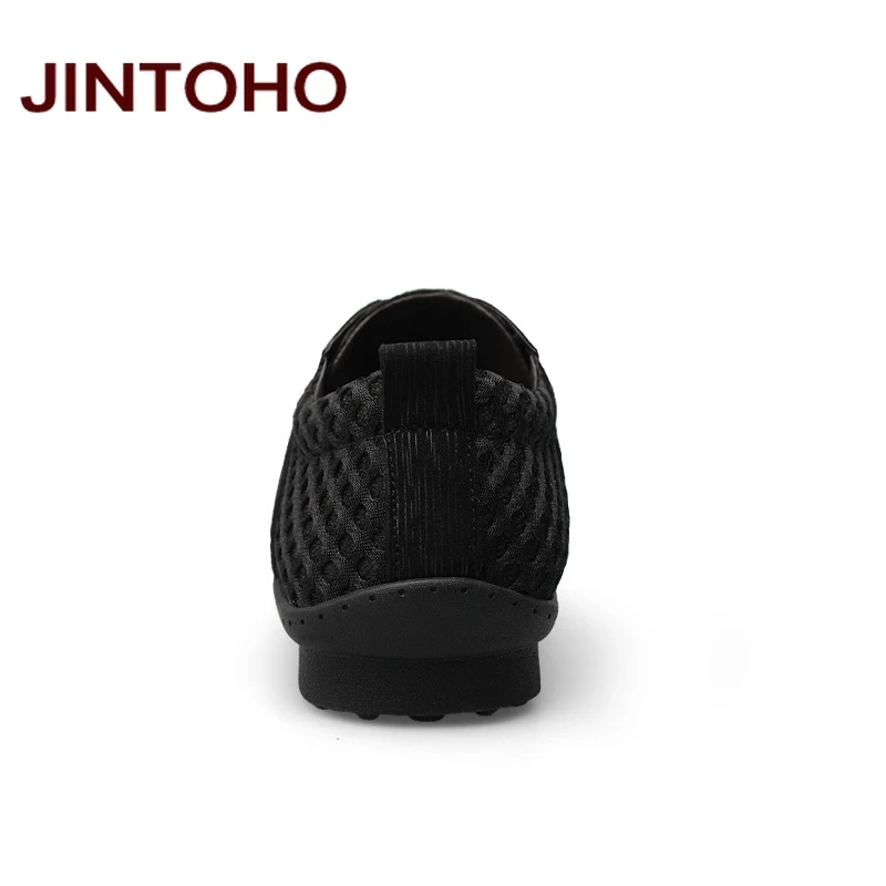 JINTOHO Summer Breathable Brand Men Shoes Casual Mesh High Quality Big Size Flats Fashion Male | Обувь