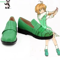 cardcaptor sakura clear card sakura kinomoto tomoyo daidouji green cosplay shoes long boots custom made cosplaylove