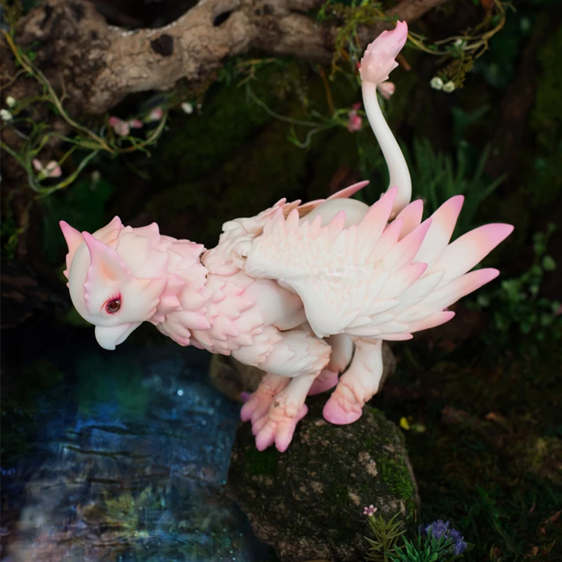 1/8 масштаб Обнаженная BJD Pet elf SD шарнирная кукла модельная фигурка из смолы игрушка в подарок, не включает в себя одежду, обувь, парик и другие аксессуары D2317