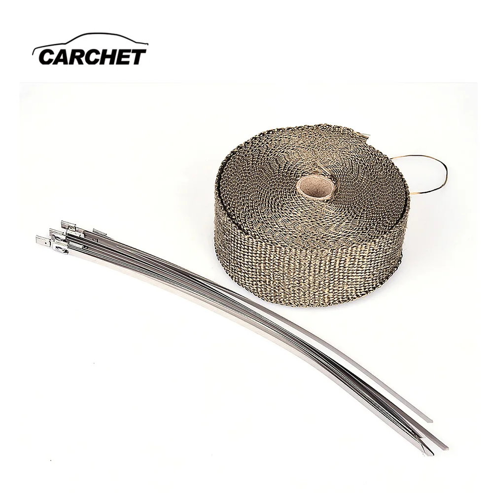CARCHET оригинальная 10 м x 5 см 1 мм Универсальная термозащитная выхлопная лента