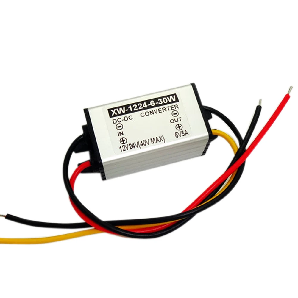 Понижающий адаптер питания постоянного тока из алюминиевого сплава 12 В/24 В (8 5-40 в)