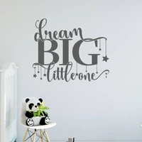 nursery decor wall decal quote vinyl wall decal kids wall art nursery decor dream style vinyl wall mural ay1355