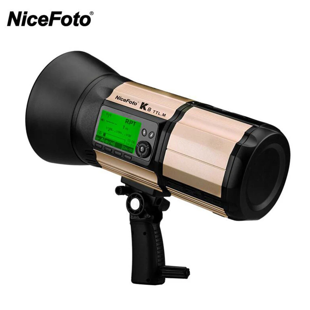 Беспроводная вспышка NiceFoto K8 800Ws GN103 TTL HSS 1/8000 с 2 4 ГГц питанием от батареи 1 8 быстрая
