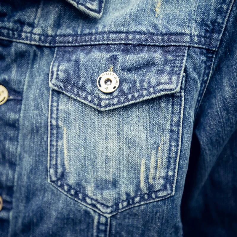 Fashion Spring Autumn Coat Men Plus Size Jacket 2017 Denim Coats #TNT75 | Мужская одежда