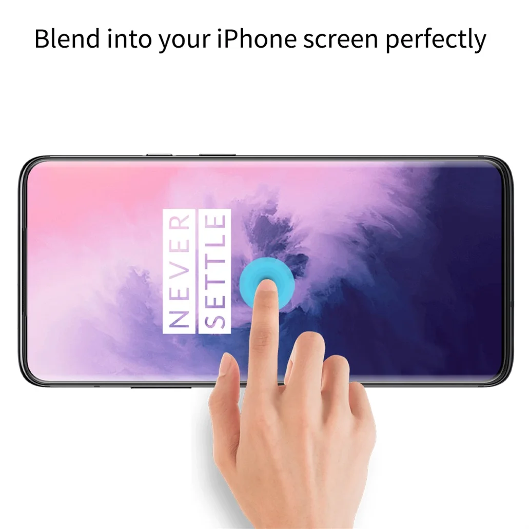 Закаленное стекло для OnePlus 7 Pro Nillkin 3D DS+ MAX противовзрывное стекло полное покрытие Защита экрана для OnePlus7 Pro стеклянная пленка