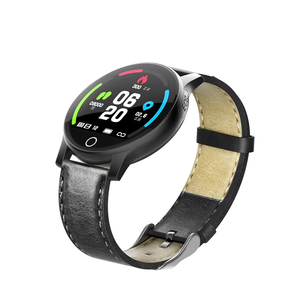 PPG ЭКГ Смарт Часы Монитор артериального давления сердечного ритма Smartwatch Bluetooth 5,0 монитор Шагомер цифровые наручные часы час# sw