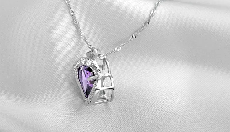 Женское ожерелье из серебра 925 пробы с цирконом|jewelry display for bracelets|necklace jewelry displaynecklace