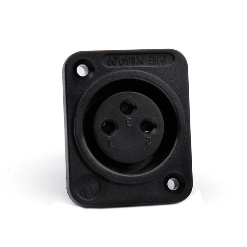 Sindax XLR socket 3 pin Female Панель Крепление Шасси Разъем адаптер 10 шт./лот|lot lot|lot 10pcsl connector |