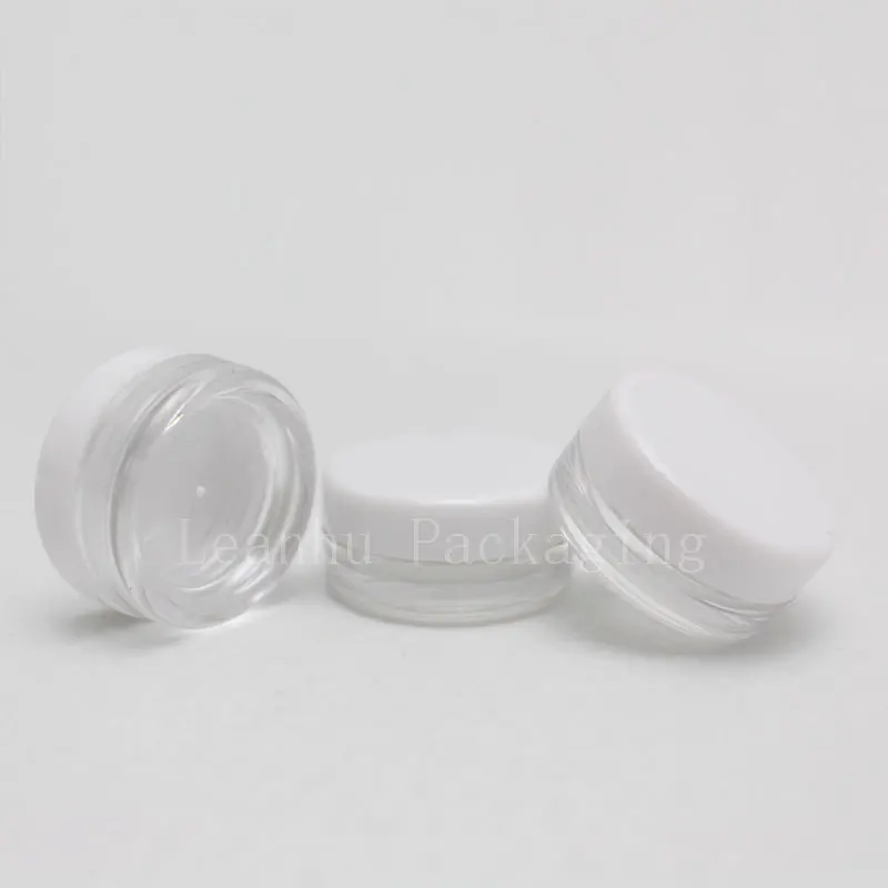 Маленькие пустые косметические жестяные банки 2 г пластиковые для крема упаковка