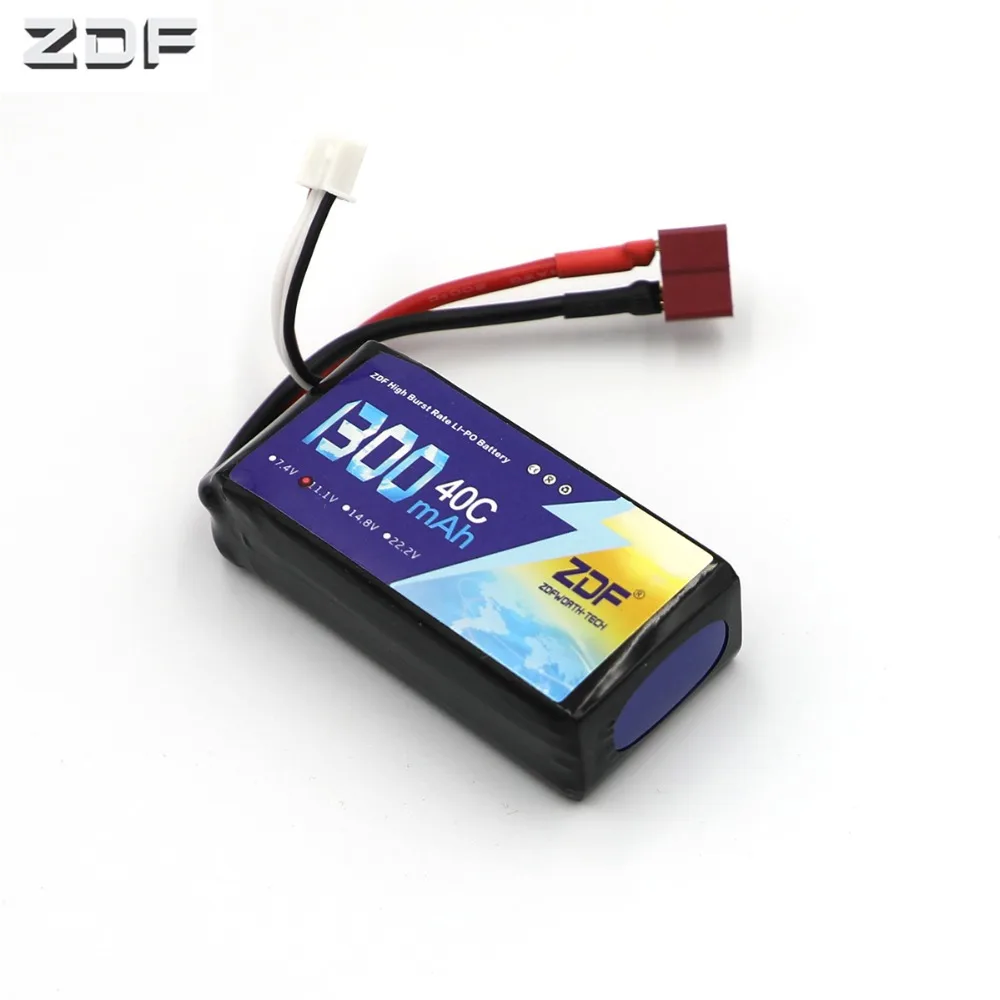 ZDF Oriainal Power 11 1 V 1300Mah 40C MAX 80C T Plug Lipo Battery 3s для радиоуправляемого автомобиля самолета