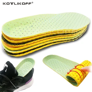 Ортопедические стельки из пены, тянущиеся дышащие дезодорированные стельки с эффектом памяти для мужчин и женщин