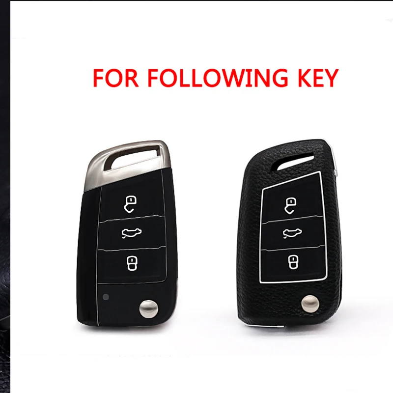 Чехол для автомобильного ключа, чехол с держателем для Volkswagen VW Golf 7 mk7 Seat Ibiza Leon FR 2 Altea Aztec для Skoda Octavia Tiguan
