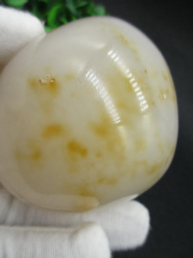 High Quality Unique Natural Mineral White Agate Hole Cave Specimen Feng Shui Collection | Дом и сад