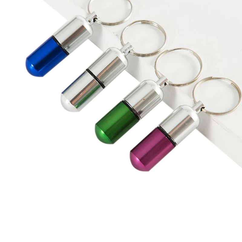 

Mini Outdoor rescue aluminum alloy medicine bottle Camping Climbing Hiking Travel Rescue EDC Tools 2018