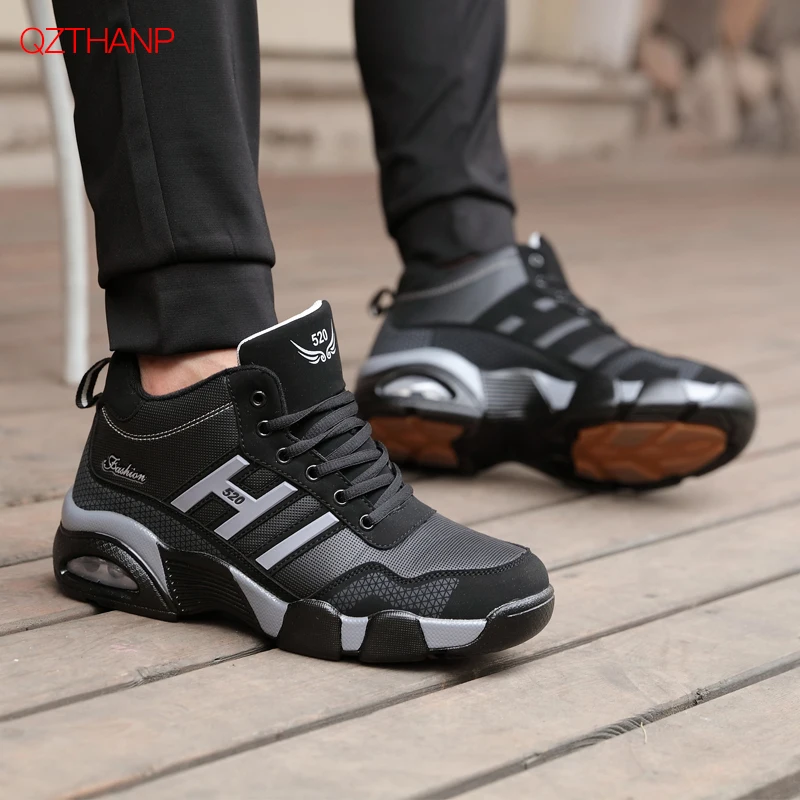Мужская повседневная обувь теннисная на шнуровке Zapatos De Hombre Плюшевые удобные