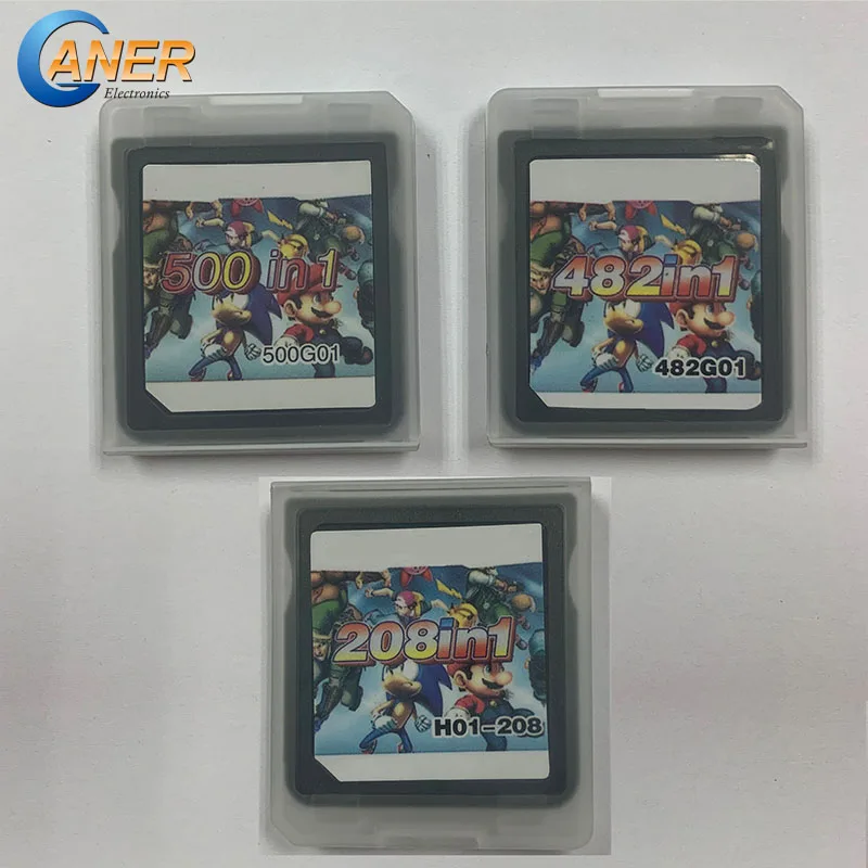 Ganer HOT 208/482/500 в 1 сборники видеоигры картридж карточная игровая консоль супер