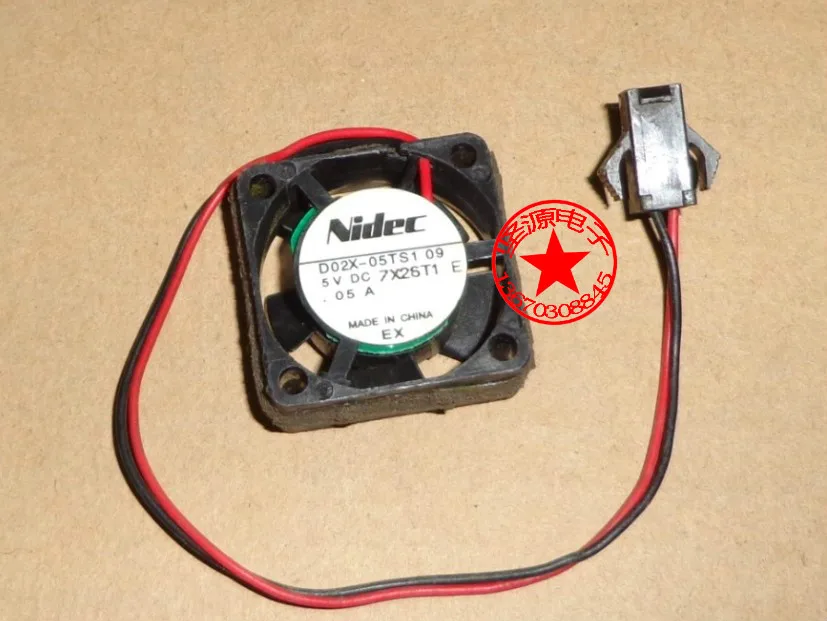 Охлаждающий вентилятор для сервера Nidec D02X-05TS1 04 DC 5V 0.05A 25x25x10 мм