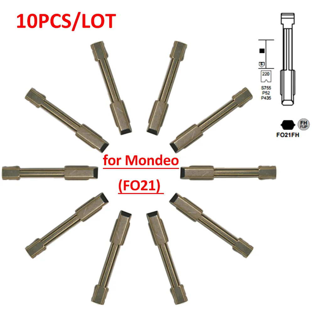 

Бесплатная доставка (10 шт./лот) металлический пустой необработанный флип KD дистанционный ключ Тип лезвия FO21 для-d Modeo