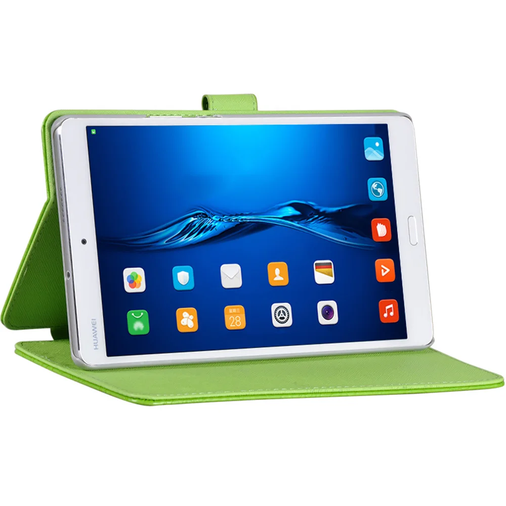 PU Leather Folding Folio Shell for Huawei MediaPad M3 8.4 BTV-W09 BTV-DL09 Docomo DTAB Compact D-01J Case Tablet | Компьютеры и офис