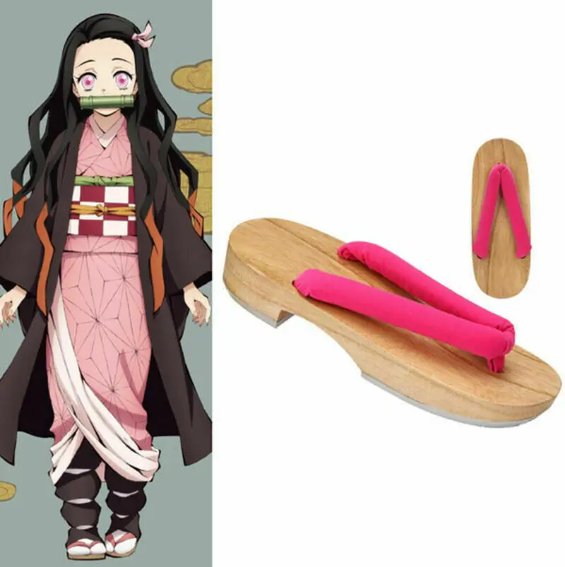 Новинка обувь для косплея из аниме рассекающий демонов Kimetsu no Yaiba мужская