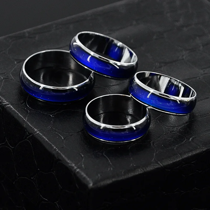 

CHENFAN Korean ringen women's rings for women punk stainless steel couple rings jewelry bijouterie color changing ring men gift