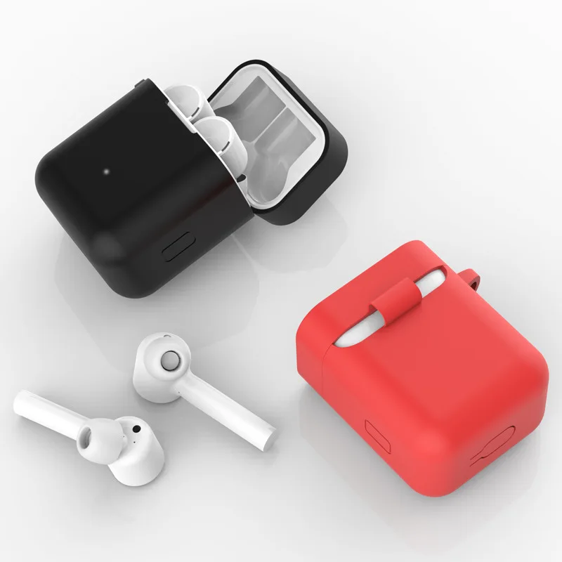 

Cover Anti-drop Dust Storage Box with Hanging Buckle Applicable for Xiaomi Air Wireless Bluetooth Headset Air Headphone