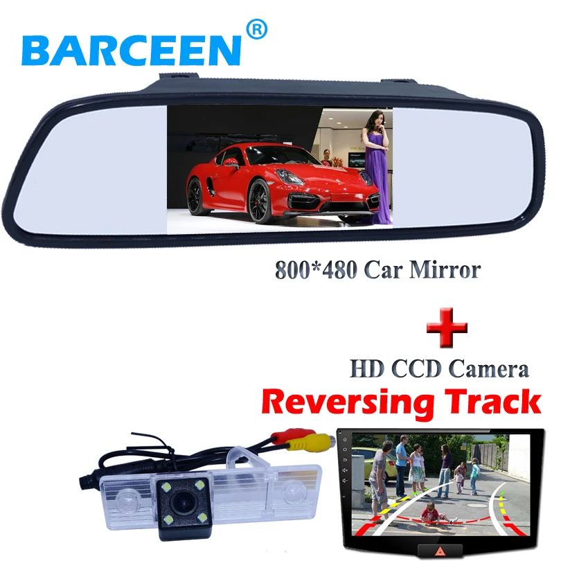 Оригинальная Автомобильная камера заднего вида + 4 светодиодных динамических