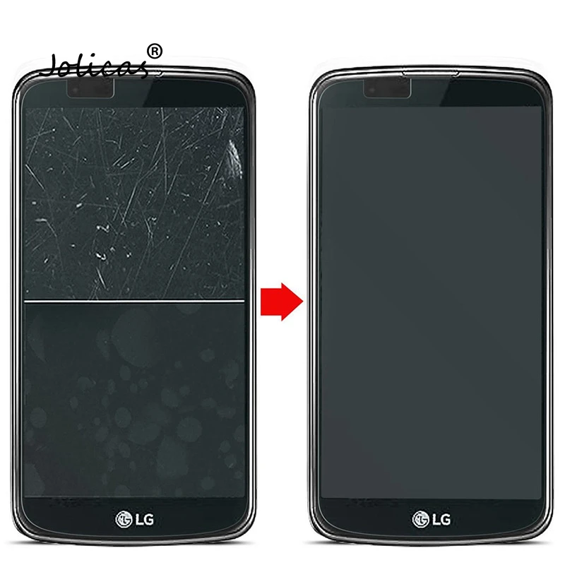9 H Твердость Закаленное стекло 2.5D Защитная пленка для экрана LG K10 2017 2018 Trempe